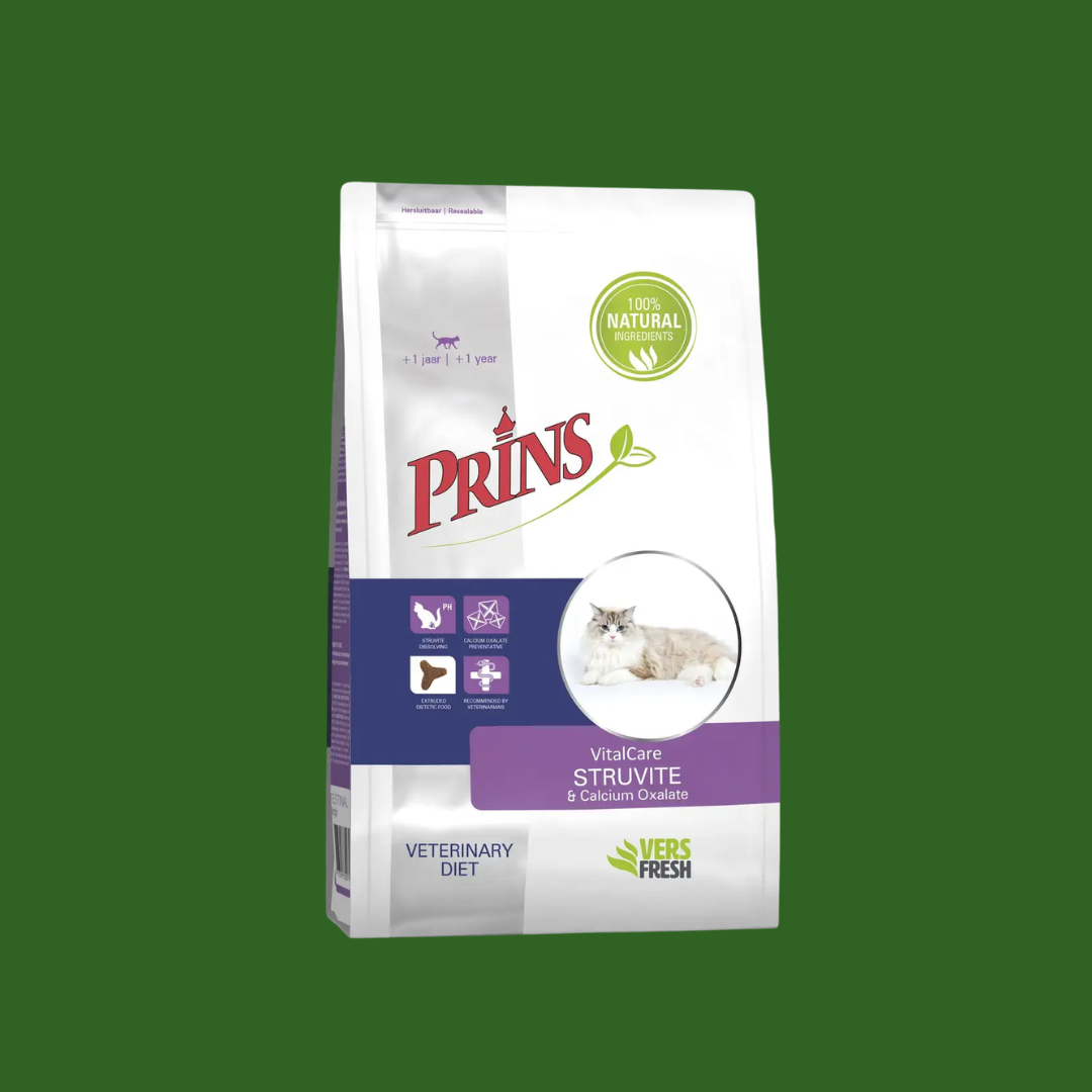 Prins VitalCare Diet Struvite & Calcium Oxalate Review: Werkt dit voer echt bij blaasgruis?